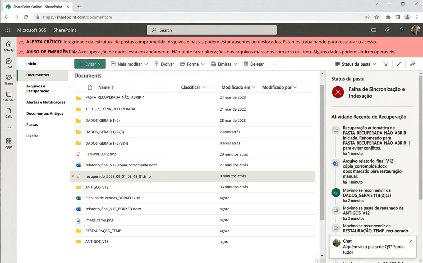 SharePoint Desorganizado